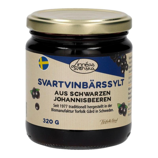 Produktfoto zu Svartvinbärssylt aus Schwarzen Johannisbeeren 320g