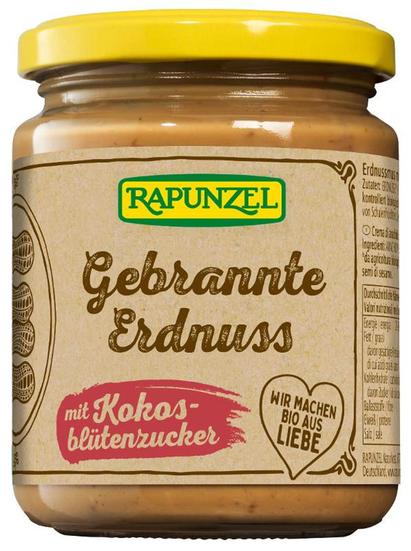 Produktfoto zu Gebrannte Erdnuss mit Kokosblüten 250g