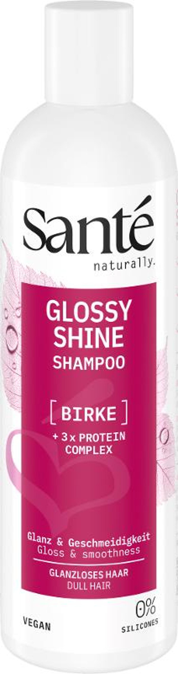 Produktfoto zu GLOSSY SHINE Shampoo Birke + 3-fach Protein Komplex 250ml