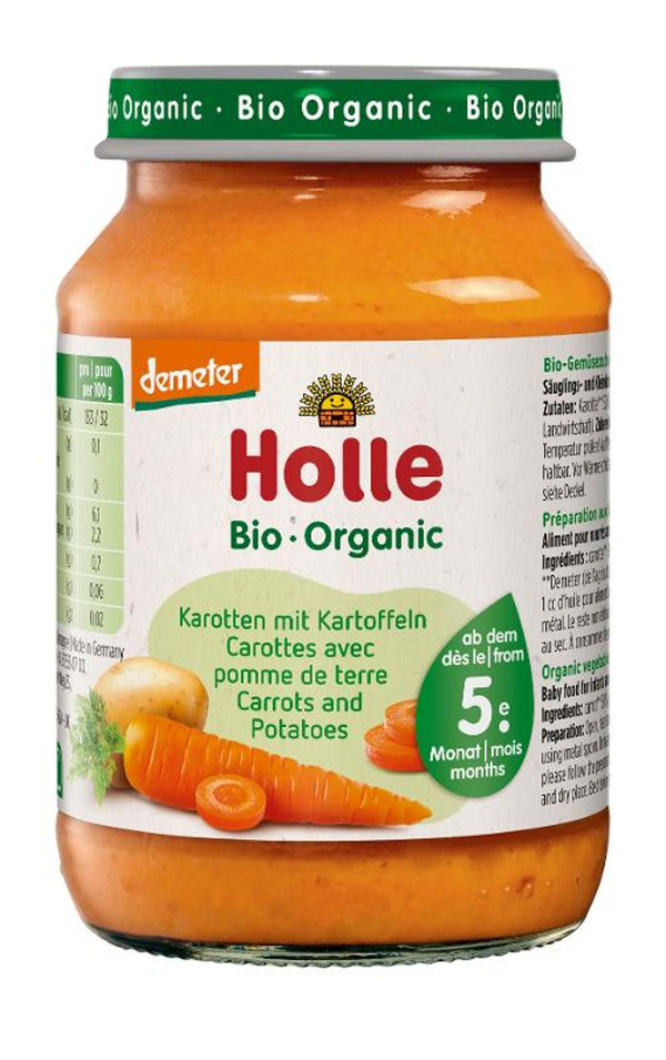 Produktfoto zu Karotten mit Kartoffeln Babykost 5M+ 190g