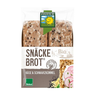Produktfoto zu Snäckebrot Käse & Schwarzkümmel 200g