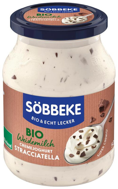 Produktfoto zu Weidemilch Cremejoghurt mild Stracciatella 500g