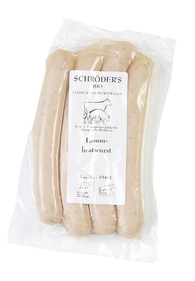 Produktfoto zu Lamm-Bratwurst SB (4 Stück)
