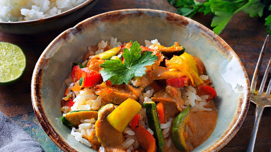 Rezeptbild für Vegetarisches Thai-Curry