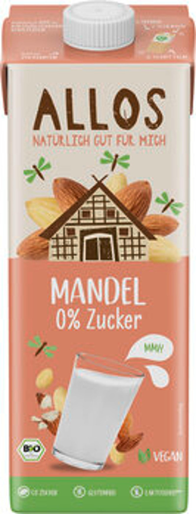Produktfoto zu ALLOS Mandel Drink Naturell