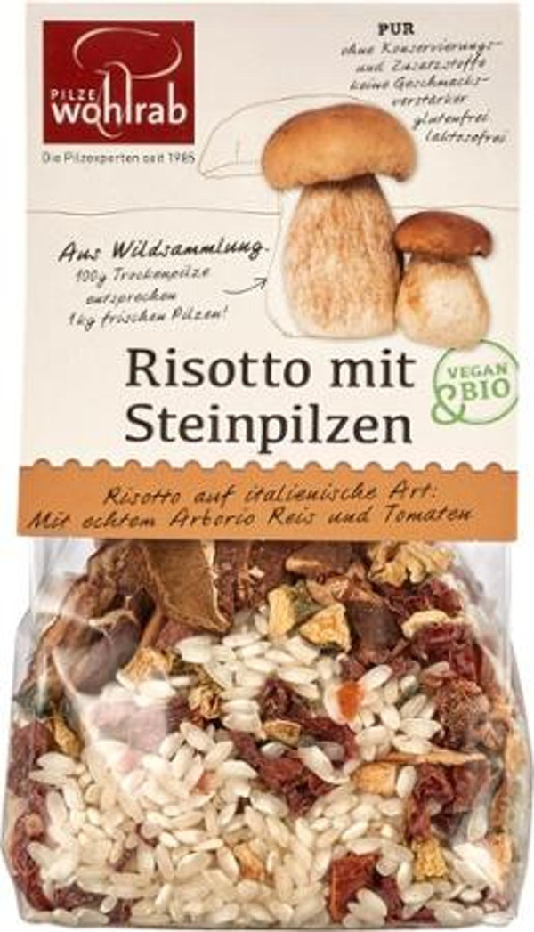 Produktfoto zu Risotto-Mischung mit Steinpilzen für 2 Portionen