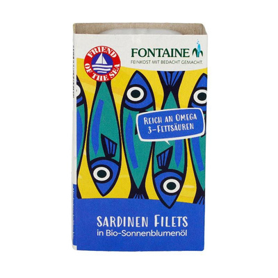 Produktfoto zu Sardinen-Filets in Sonnenblumenöl 120g