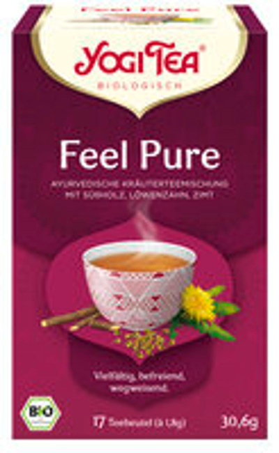 Produktfoto zu YogiTea Feel Pure 17 Beutel