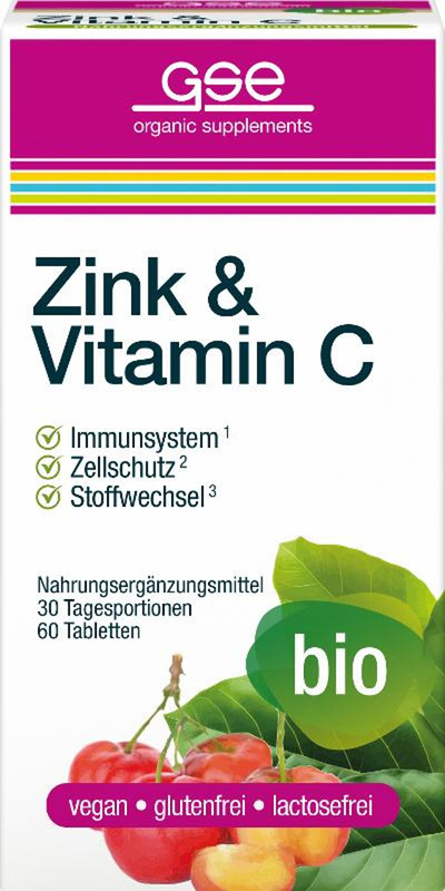 Produktfoto zu Zink + Vitamin C Complex 60 Tabletten