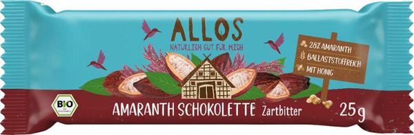 Produktfoto zu Amaranth Schokolette Zartbitter 25g