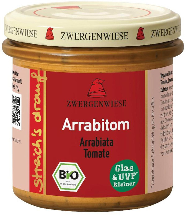 Produktfoto zu Brotaufstrich "Arrabitom" Arrabiata Tomate 135g