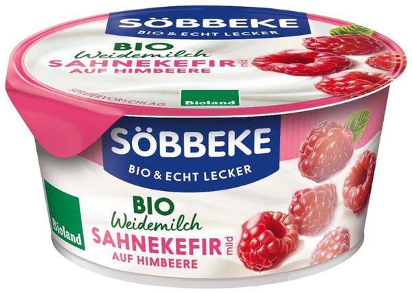 Produktfoto zu Sahnekefir auf Himbeere 150g