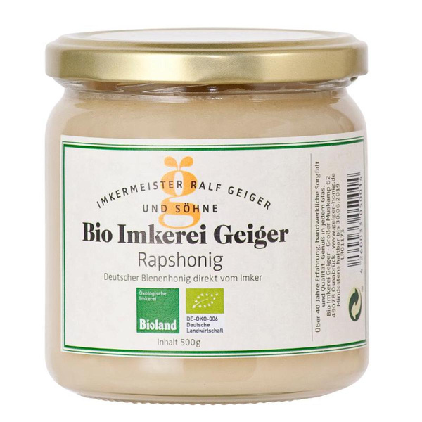 Produktfoto zu Rapshonig 500g