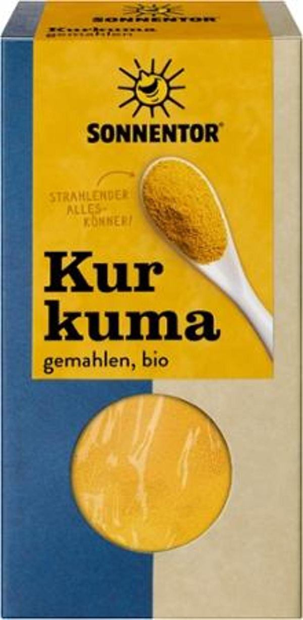 Produktfoto zu Kurkuma (Gelbwurzel) gemahlen, 40g Tüte