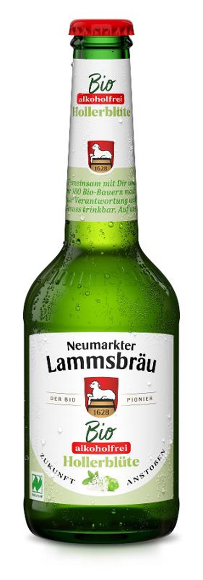 Produktfoto zu Lammsbräu alkoholfrei Hollerblüte 10*0,33L Kiste