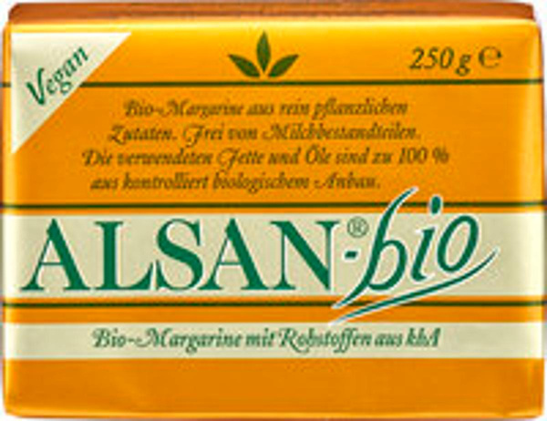 Produktfoto zu Margarine von ALSAN 250g