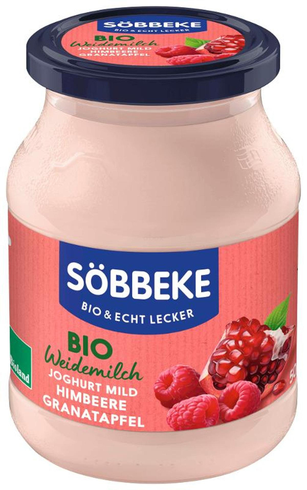 Produktfoto zu Joghurt Himbeere-   Granatapfel 500g