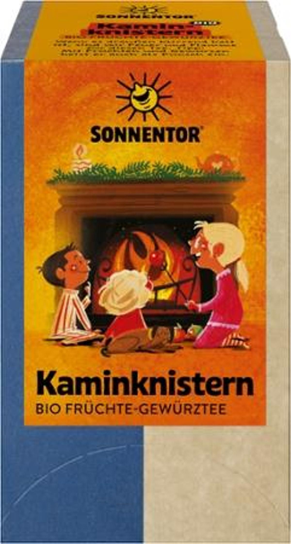 Produktfoto zu Sonnentor Kaminknistern Früchtetee 18 Beutel