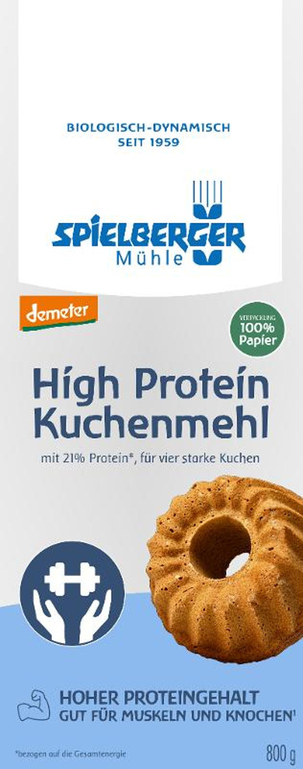 Produktfoto zu High Protein Kuchenmehl 800g
