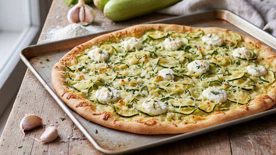 Rezeptbild für Zucchini-Pizza