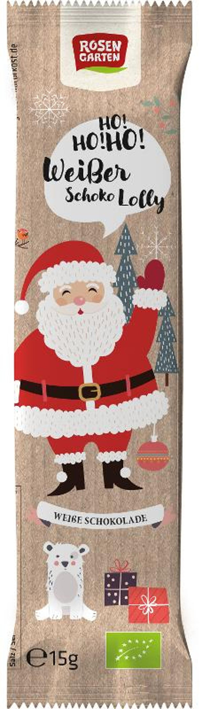 Produktfoto zu Nikolaus-Lolly weiße Schokolade 15g