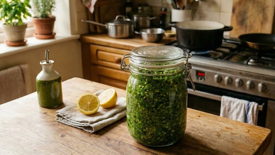 Rezeptbild für Basilikum-Pesto