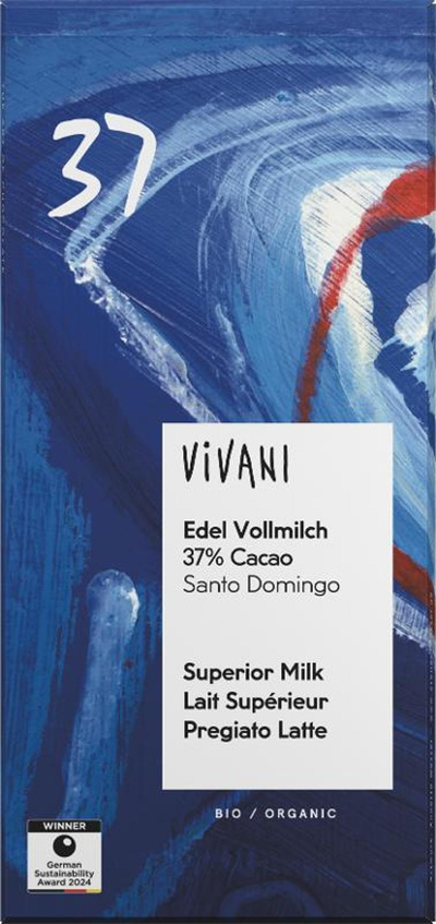 Produktfoto zu Edel Vollmilch 37% Kakao 80g