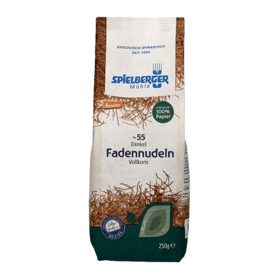 Produktfoto zu No. 55 Dinkel Fadennudeln Vollkorn 250g