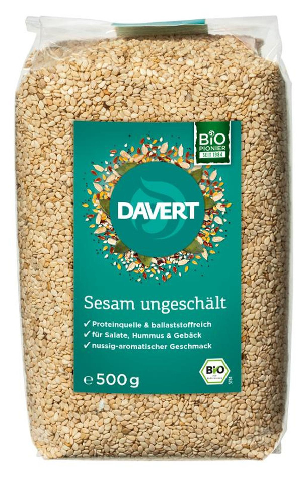 Produktfoto zu Sesam ungeschält 500g
