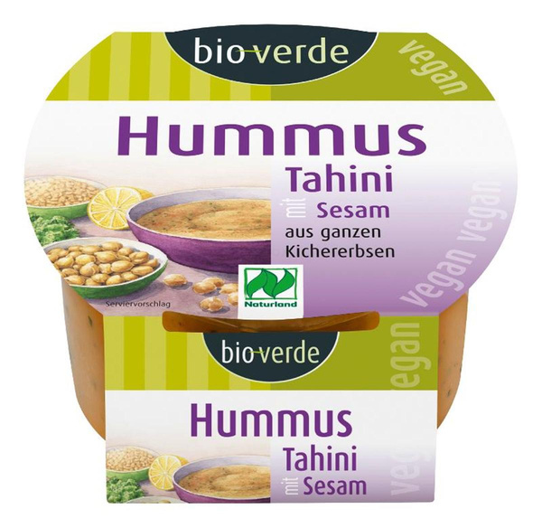 Produktfoto zu Hummus Tahini mit Sesam 150g vegan