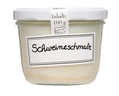 Produktfoto zu Schweineschmalz 160g