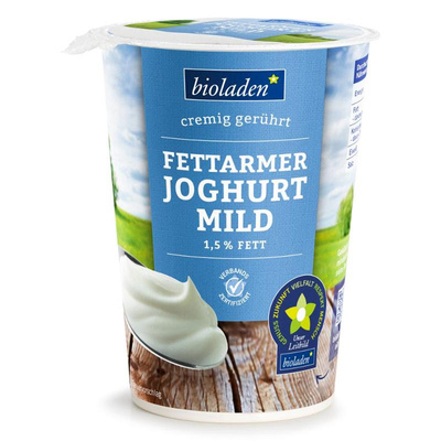 Produktfoto zu Fettarmer Joghurt mild 1,5% Fett 500g