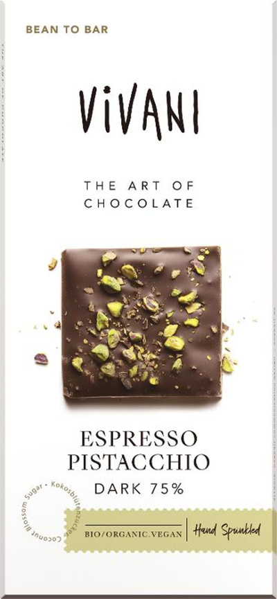 Produktfoto zu Espresso Pistacchio Dark 80 g