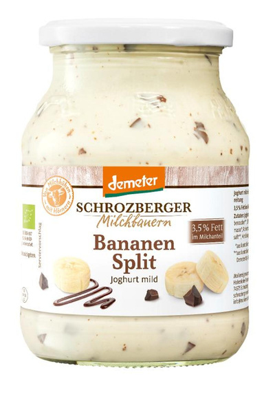 Produktfoto zu Joghurt Bananensplit 3,5% 500 g