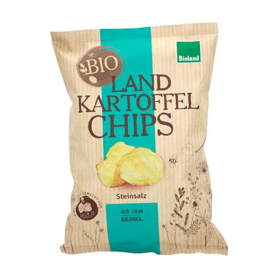 Produktfoto zu Land Kartoffelchips Steinsalz 125g