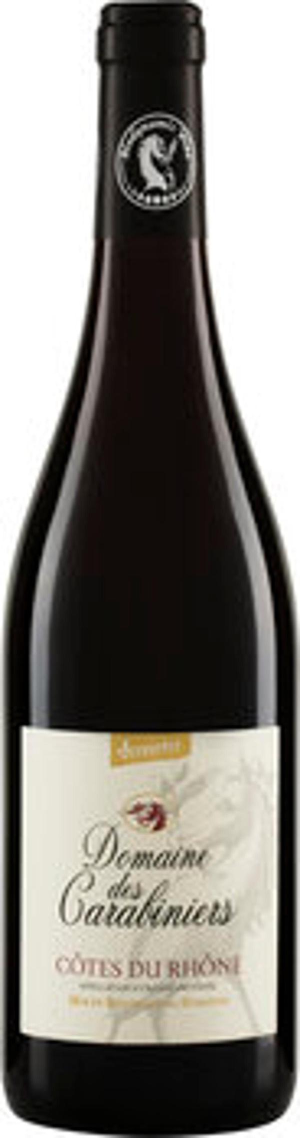 Produktfoto zu Domaine des Carabiniers Côtes du Rhône Rouge AOP 0,75L
