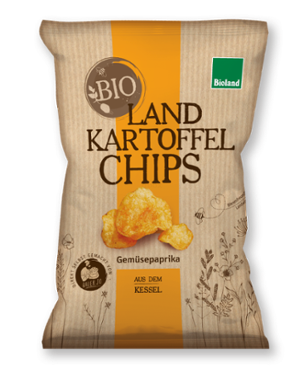 Produktfoto zu Kartoffelchips Gemüsepaprika 125g