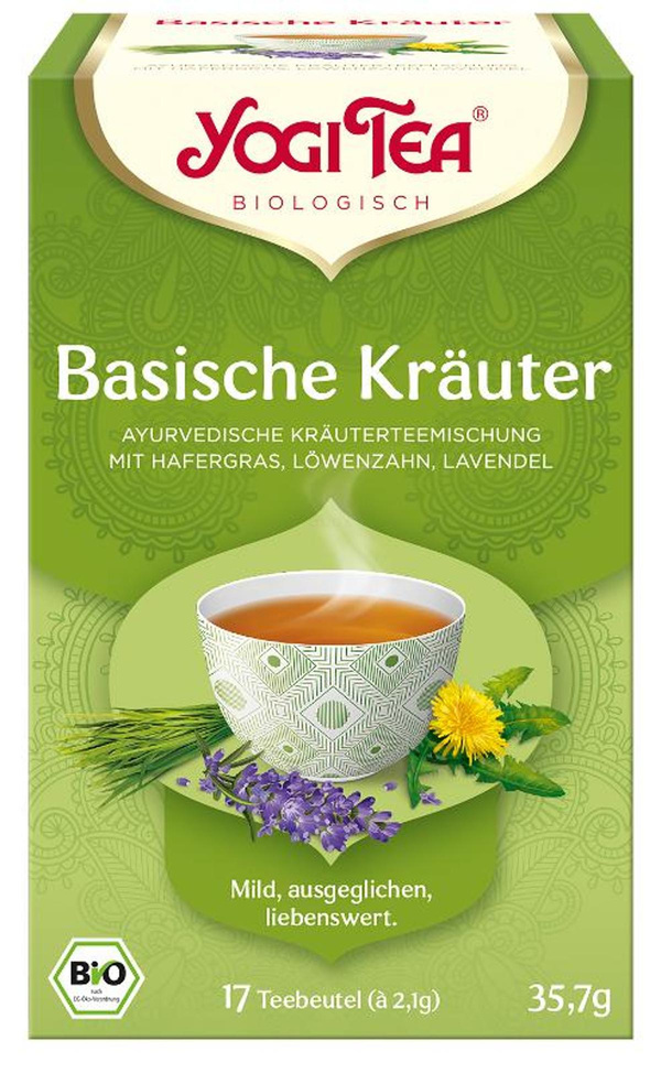 Produktfoto zu YogiTea Basische Kräuter 17 Beuteln