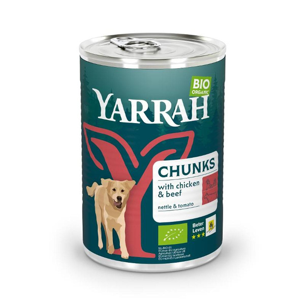 Produktfoto zu Hund Dose Bröckchen Huhn u. Rind 405g