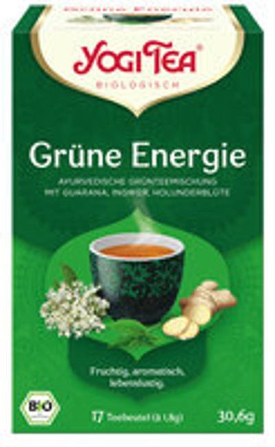 Produktfoto zu YogiTea Grüne Energie 17 Beutel