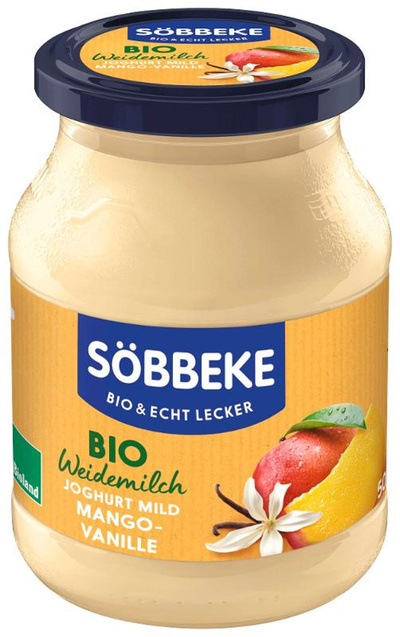 Produktfoto zu Weidemilch Joghurt mild Mango-Vanille 500g