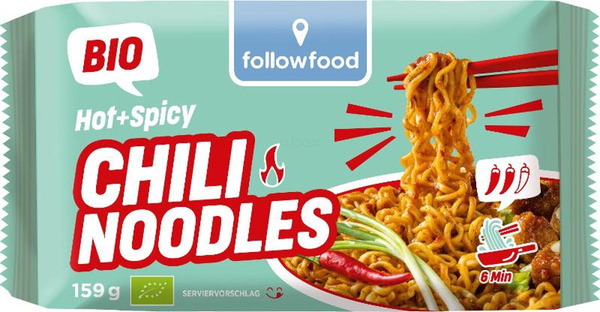 Produktfoto zu Hot Spicy Chili Noodles 159 g