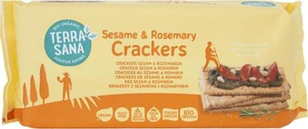 Produktfoto zu Cräcker mit Sesam und Rosmarin 250g