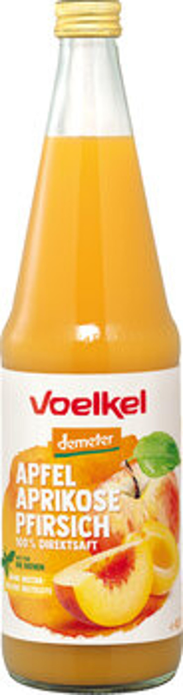 Produktfoto zu Saft Apfel - Aprikosen - Pfirsich 0.7L