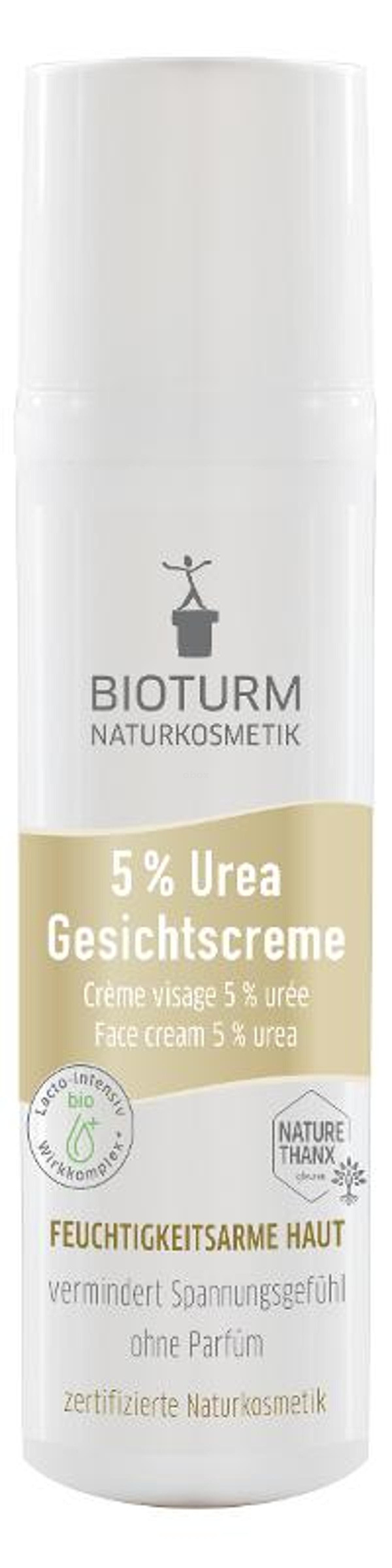 Produktfoto zu Bioturm Urea Gesichts Creme 5 % 75ml