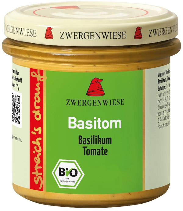 Produktfoto zu Brotaufstrich "Basitom" Basilikum Tomate 135g