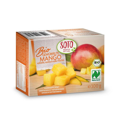 Produktfoto zu TK Mango gewürfelt 300g