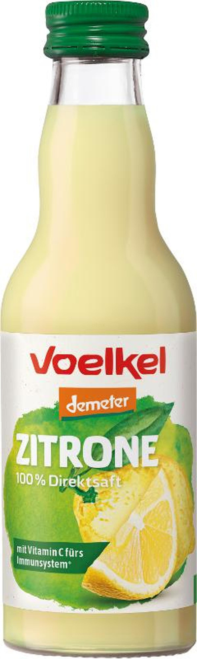Produktfoto zu Zitrone 100% Direktsaft 200ml