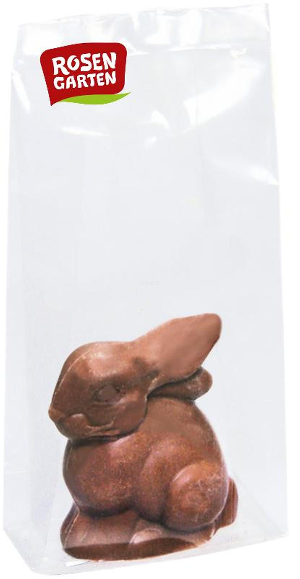 Produktfoto zu Vollmilch Schoko Osterhase mit Nougat gefüllt