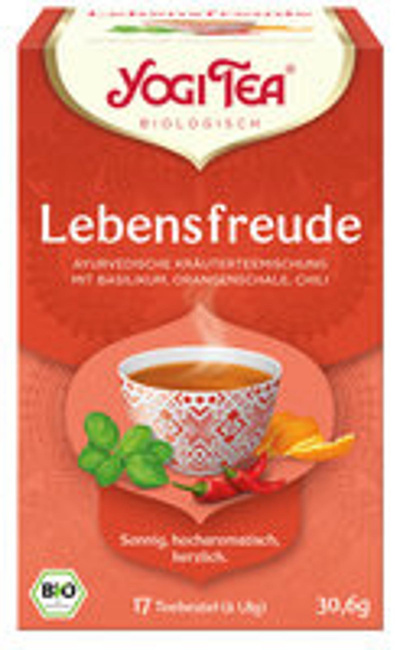 Produktfoto zu YogiTea Lebensfreude 17 Beutel